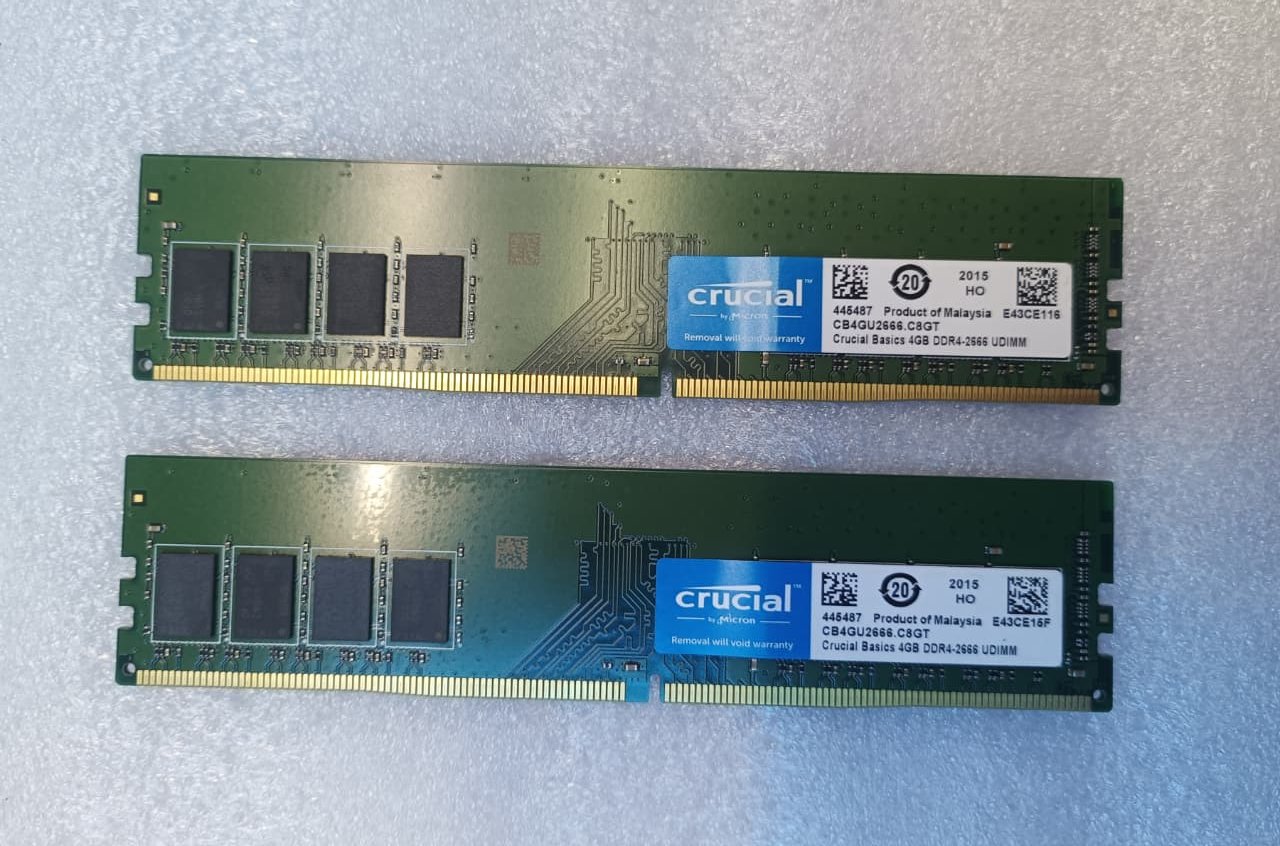 Olds Crucial 4gb Ddr4 2666Mhz Desktop Ram